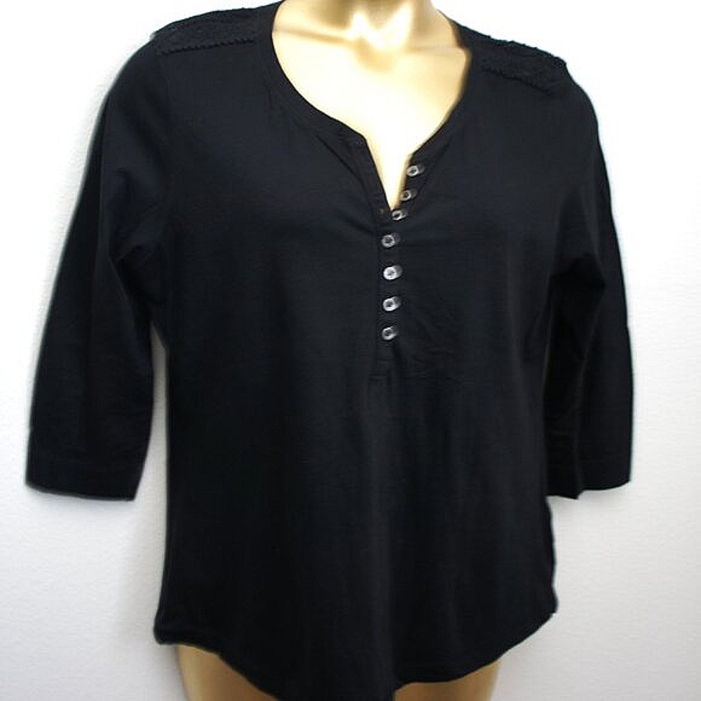 Ralph lauren jean co harley lace shoulder top size XL  NWOTS